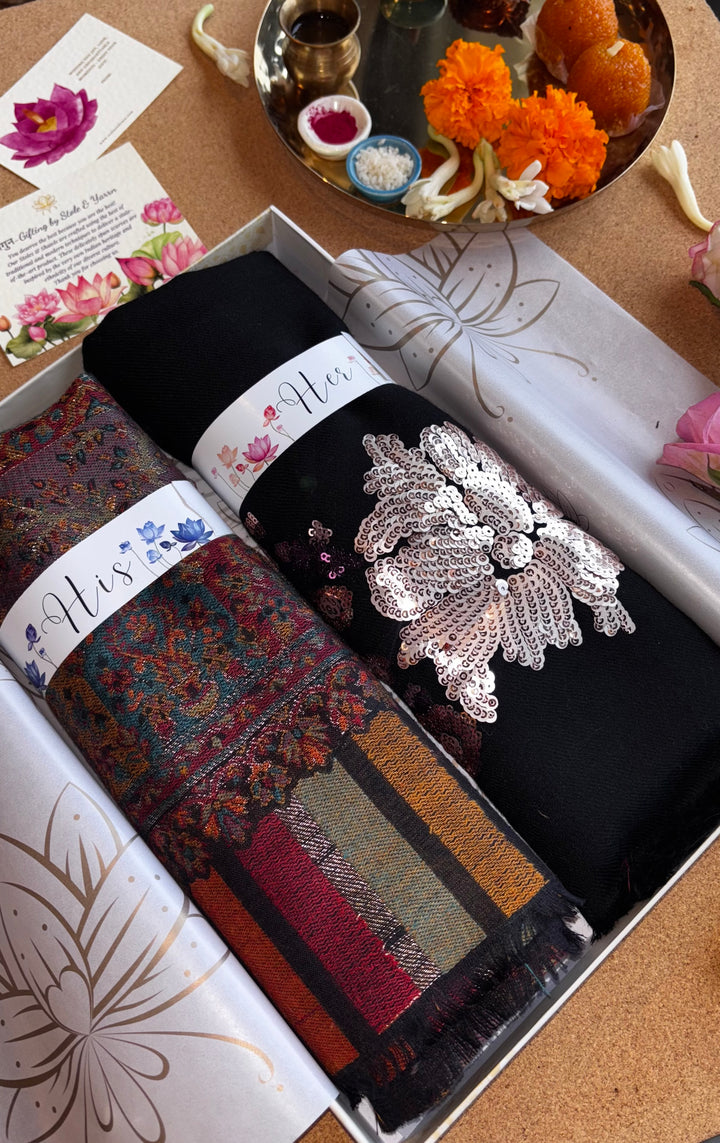 The Midnight Heritage — His & Her Stole Gift Set- 07