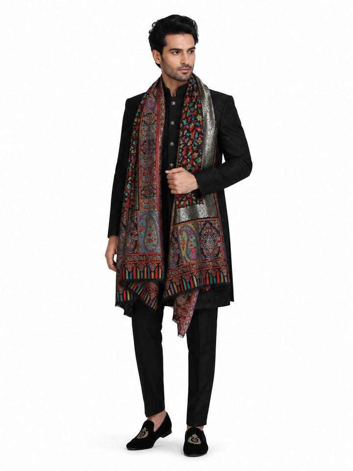 The Saffron Heritage — His & Her Stole Gift Set- 12