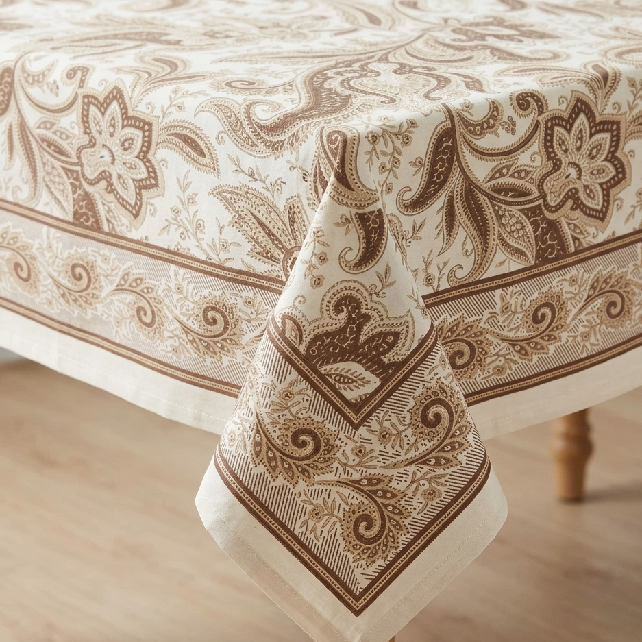 Jaipuri 6 Seater Cotton Table Cover(60 X 90 Inches) - 7909