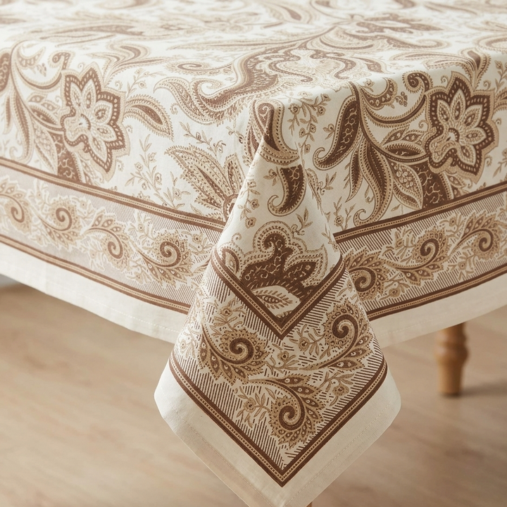 Jaipuri 6 Seater Cotton Table Cover(60 X 90 Inches) - 7909