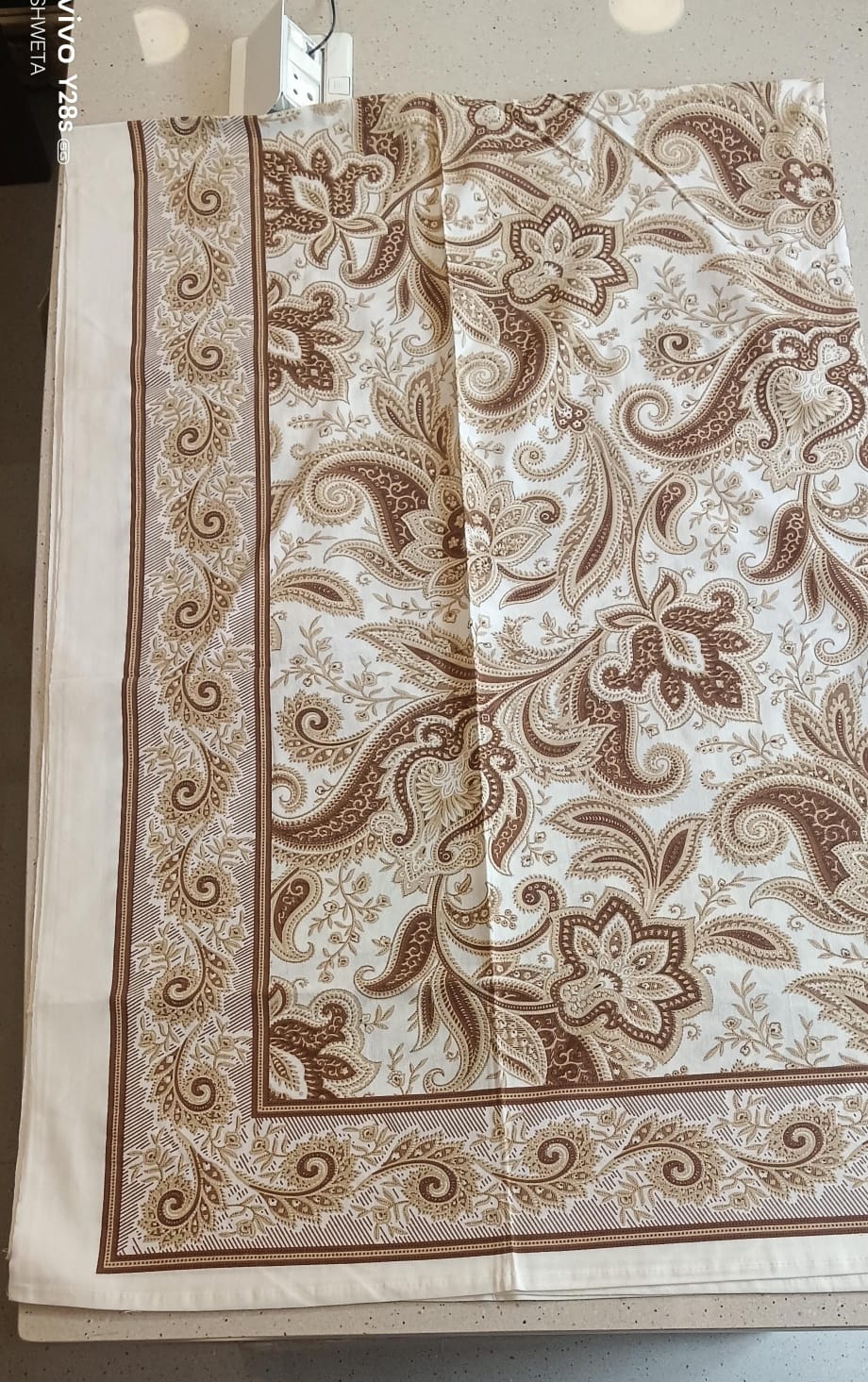 Jaipuri 6 Seater Cotton Table Cover(60 X 90 Inches) - 7909