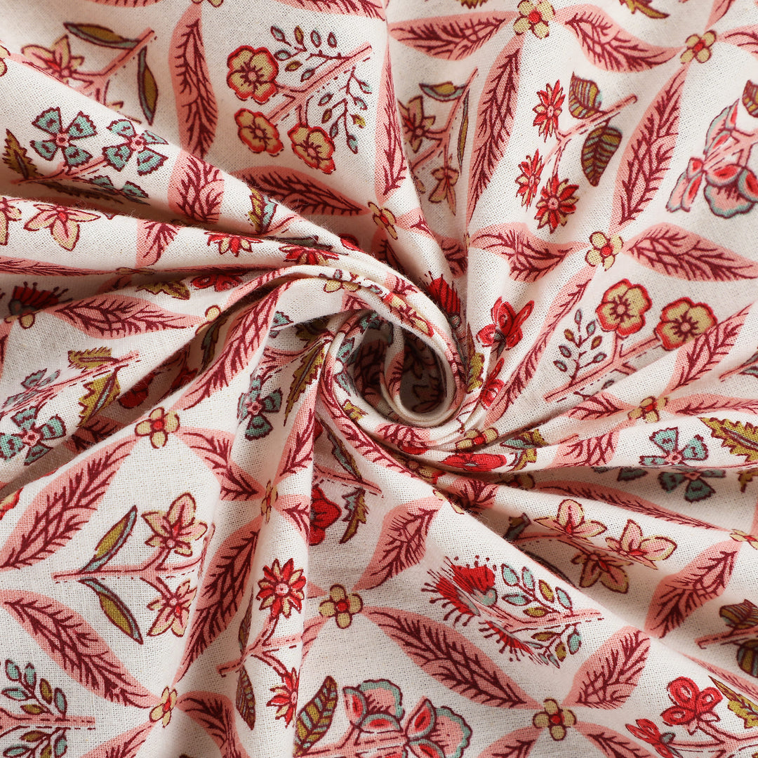 Jaipuri 4 Seater Cotton Table Cover(40 x 60 Inches) - 124
