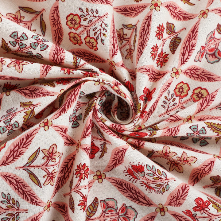 Jaipuri 4 Seater Cotton Table Cover(40 x 60 Inches) - 124