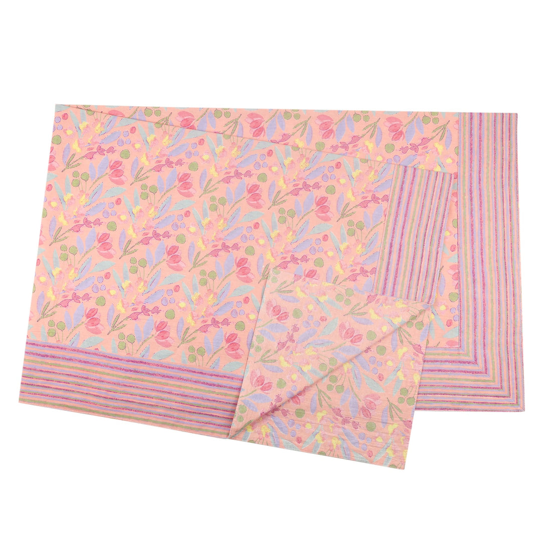 Jaipuri 4 Seater Cotton Table Cover(40 x 60 Inches) - 126