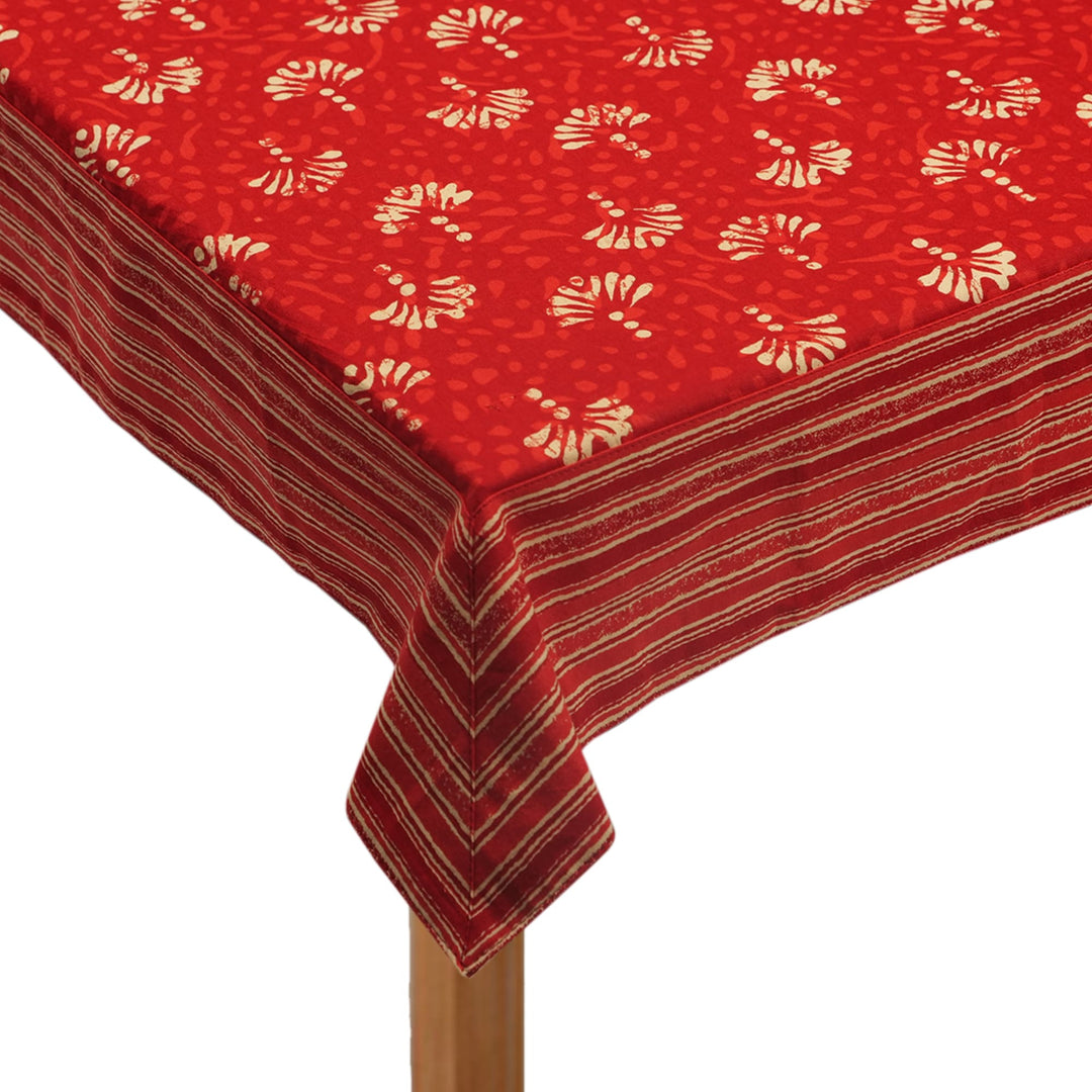 Jaipuri 4 Seater Cotton Table Cover(40 x 60 Inches) - 127