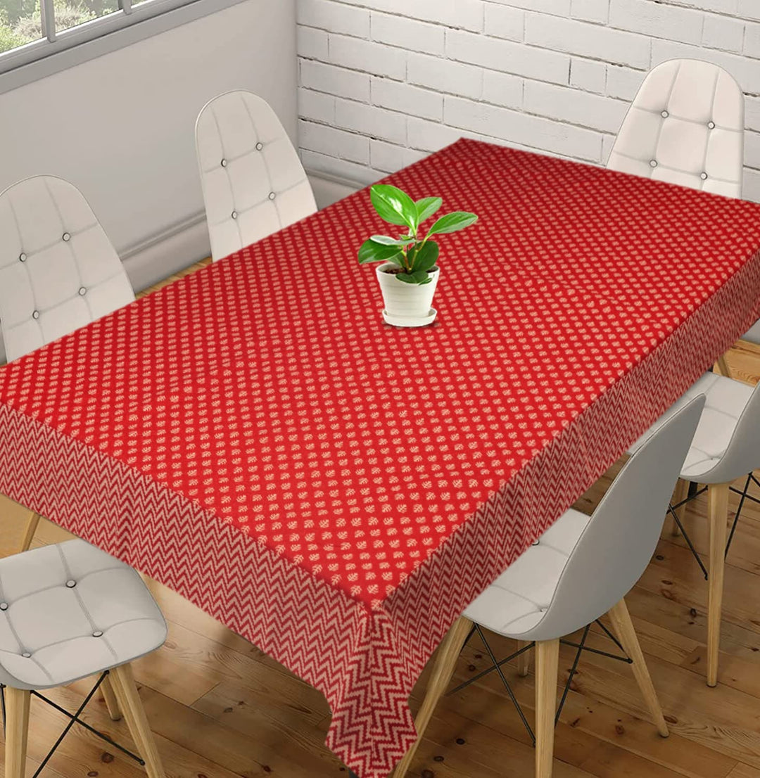 Jaipuri 4 Seater Cotton Table Cover(40 x 60 Inches) - 128