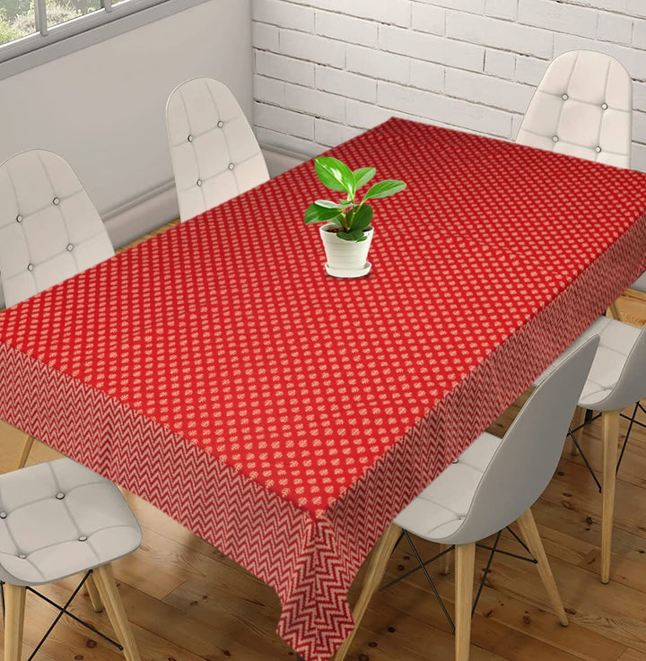 Jaipuri 4 Seater Cotton Table Cover(40 x 60 Inches) - 128