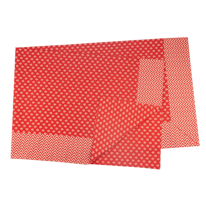 Jaipuri 4 Seater Cotton Table Cover(40 x 60 Inches) - 128