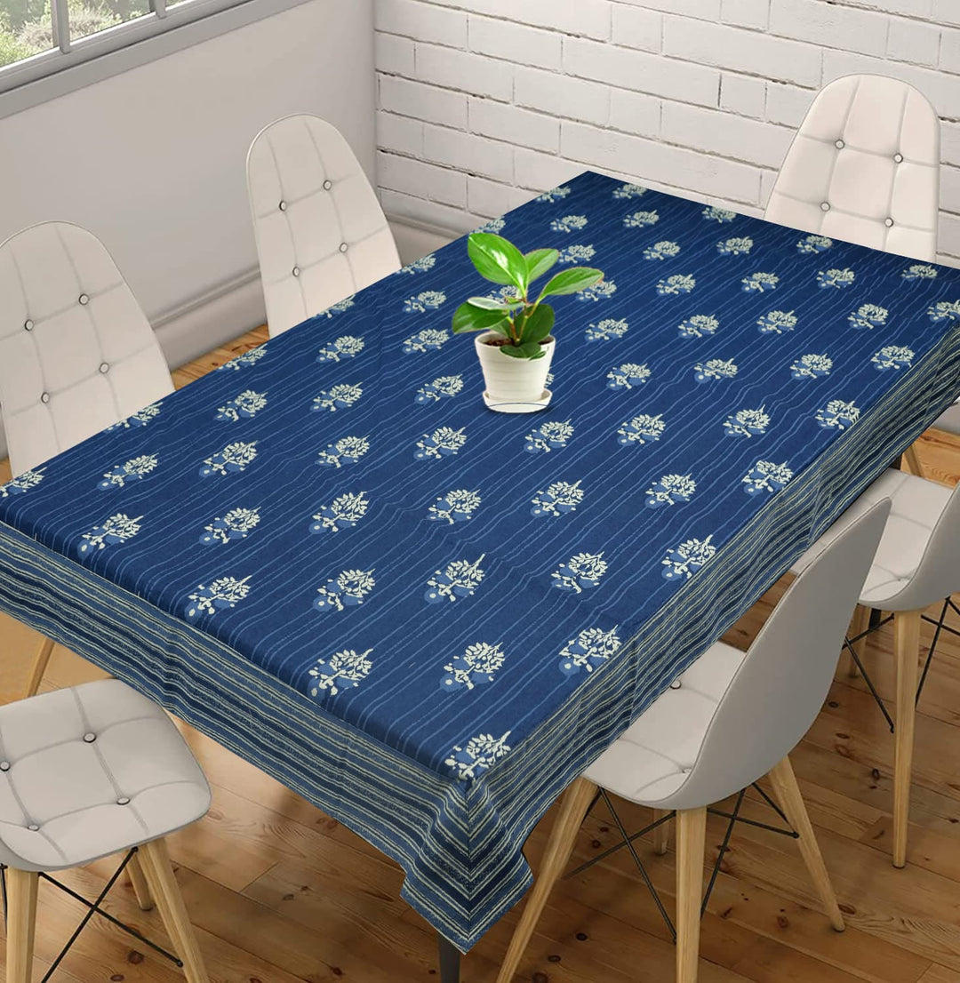 Jaipuri 4 Seater Cotton Table Cover (40 x 60 Inches)- 131
