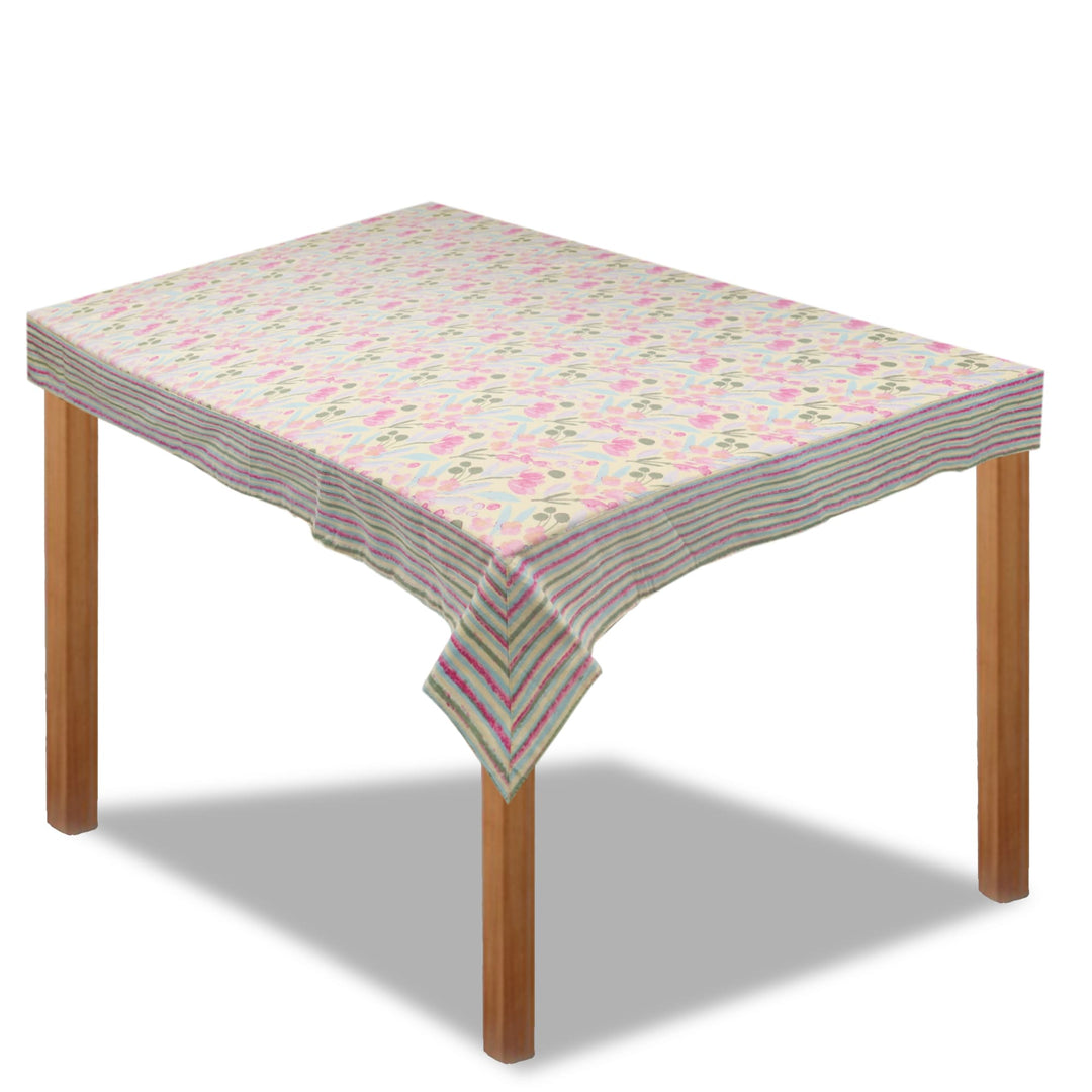 Jaipuri 4 Seater Cotton Table Cover(40 x 60 Inches) - 132