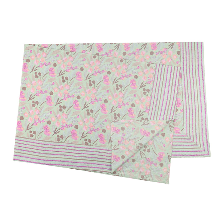 Jaipuri 4 Seater Cotton Table Cover(40 x 60 Inches) - 132