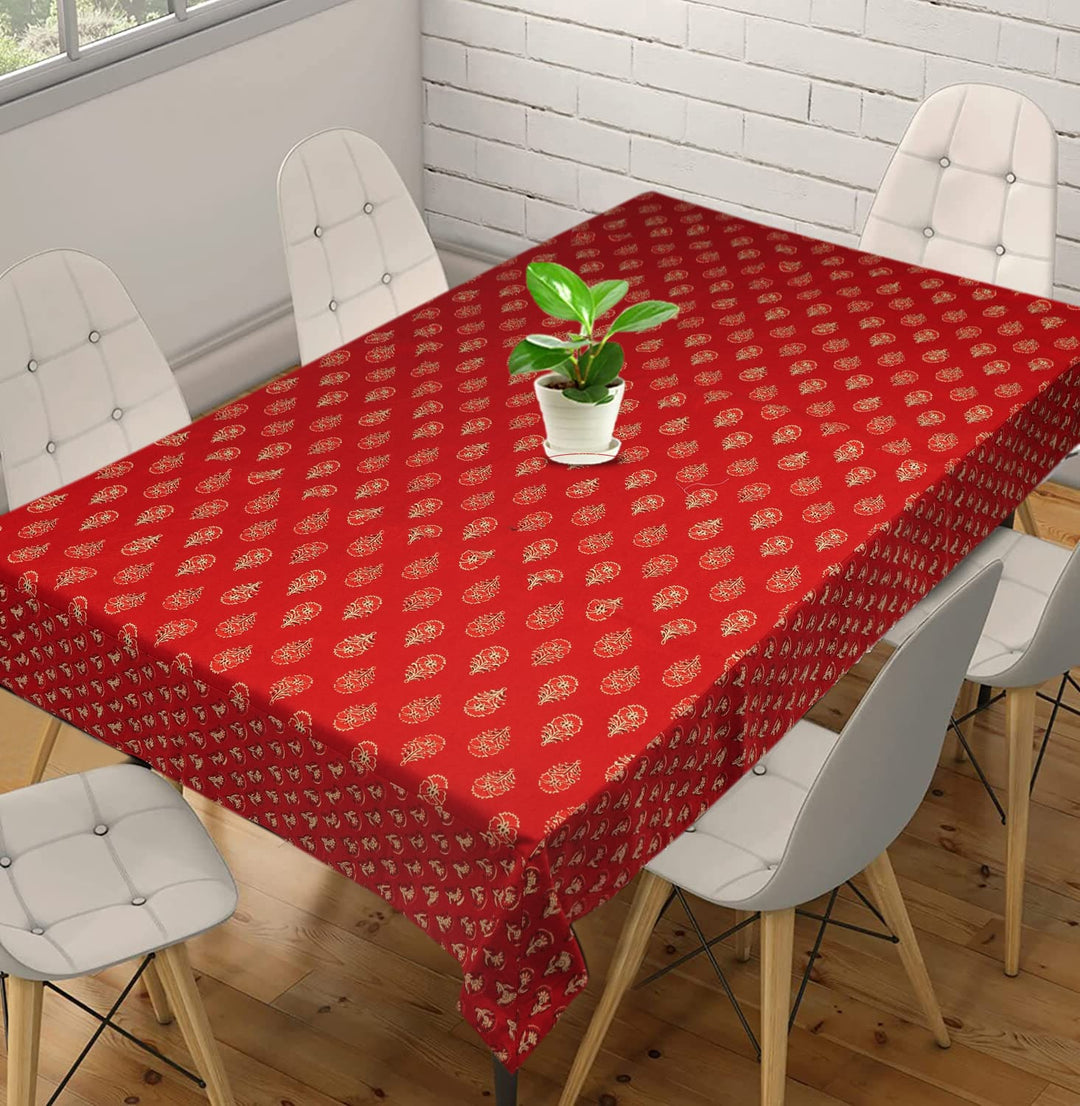 Jaipuri 4 Seater Cotton Table Cover(40 x 60 Inches) - 133