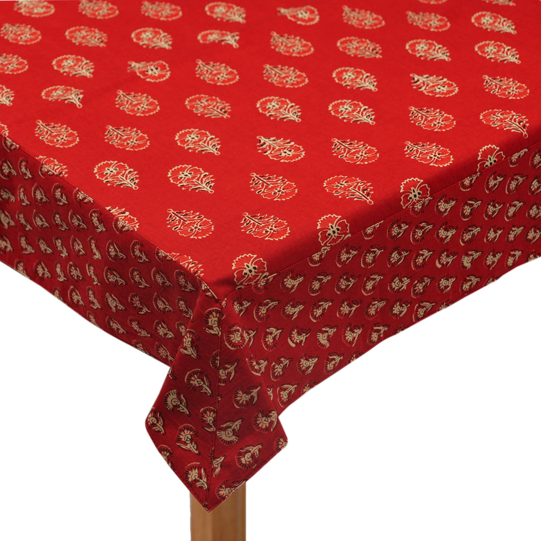 Jaipuri 4 Seater Cotton Table Cover(40 x 60 Inches) - 133