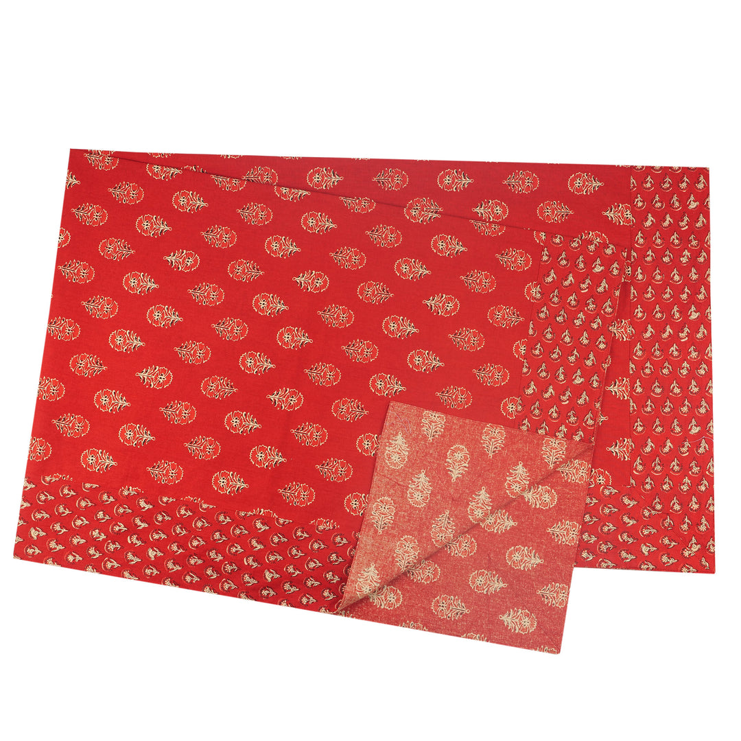 Jaipuri 4 Seater Cotton Table Cover(40 x 60 Inches) - 133