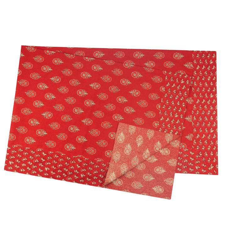 Jaipuri 4 Seater Cotton Table Cover(40 x 60 Inches) - 133