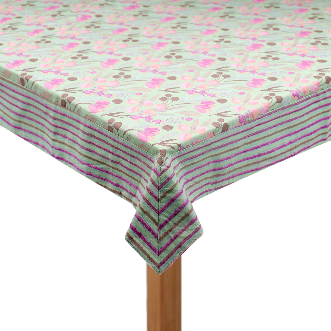 Jaipuri 4 Seater Cotton Table Cover(40 x 60 Inches) - 134