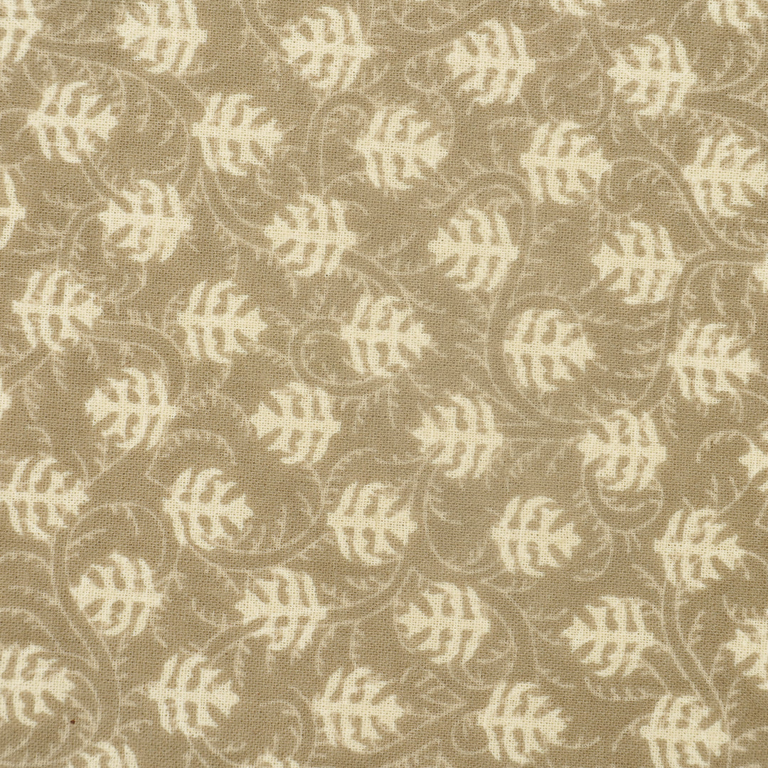 Camel Mogra Motif 100% Cotton 4 Seater Table Cover(40 x 60 Inches)