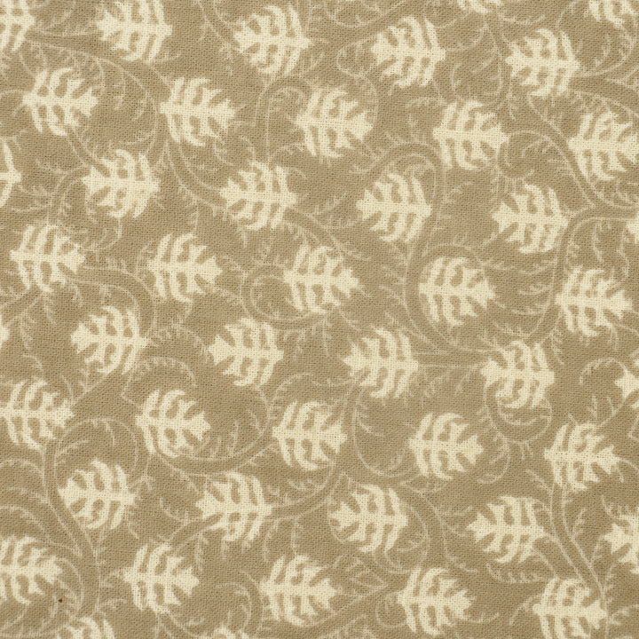 Camel Mogra Motif 100% Cotton 4 Seater Table Cover(40 x 60 Inches)
