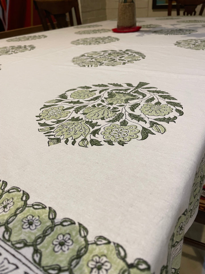 Jaipuri Square Cotton Table Cover(40 X 40 Inches) - 107
