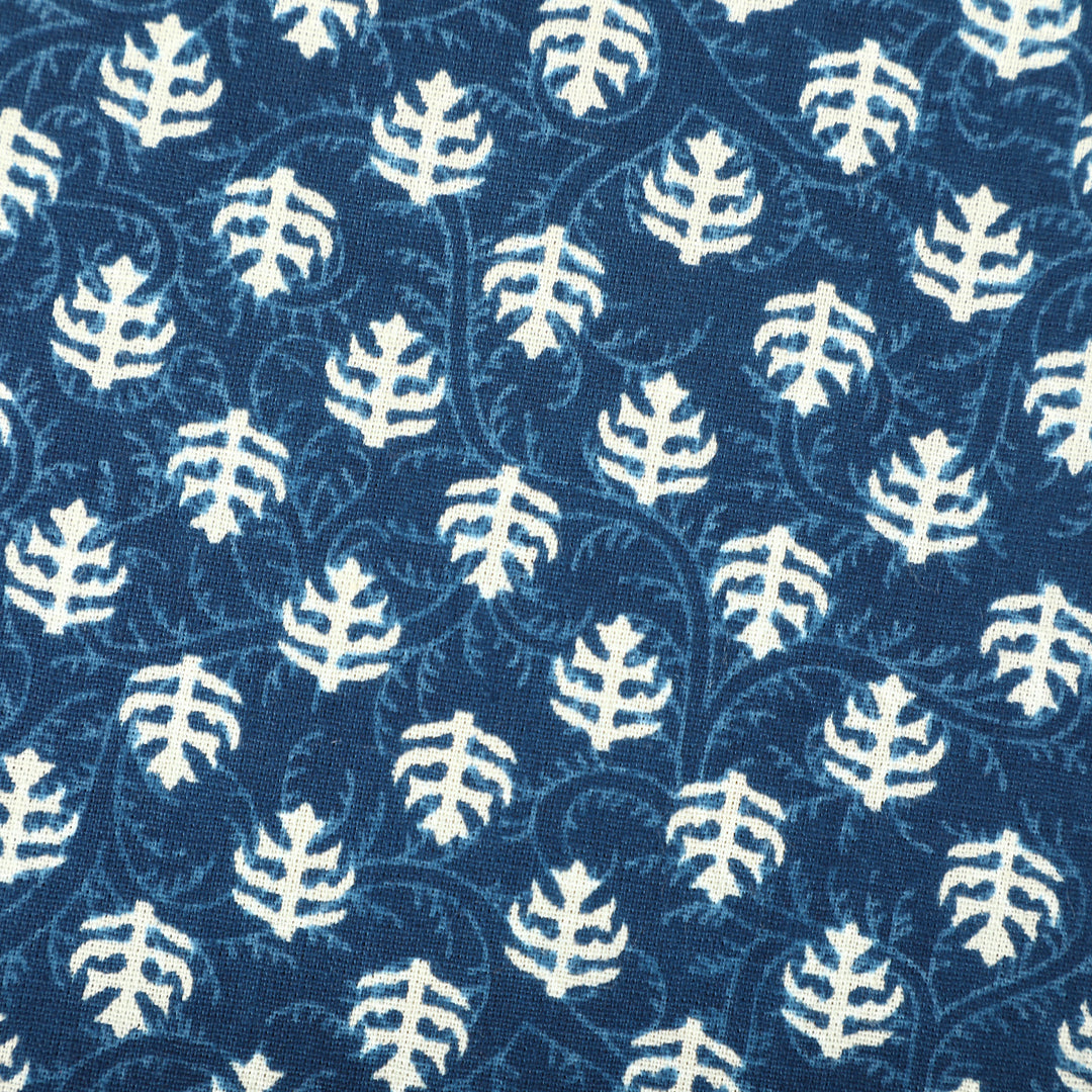 Blue Mogra Motif 100% Cotton 6 Seater Table Cover(60 x 90 inches)