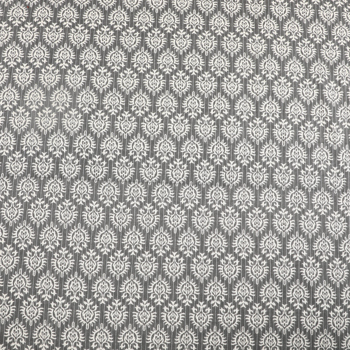 Grey Surya Ashoka 100% Cotton 6 Seater Table Cover(60 x 90 inches)