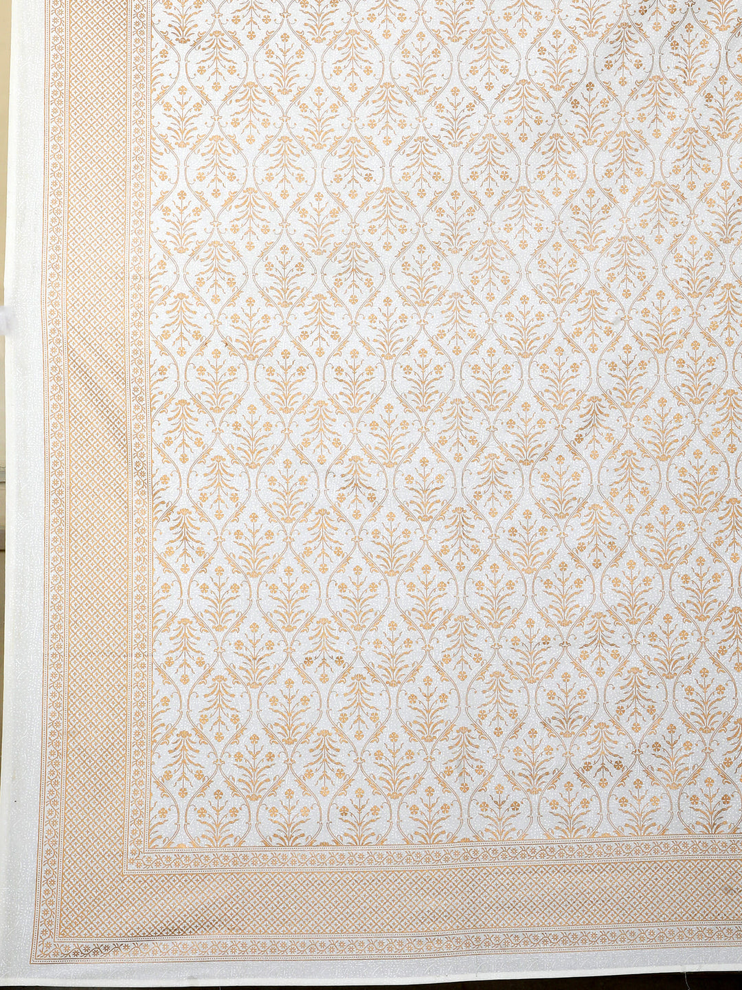 Gold Gulnaar 6 Seater Table Cover - Yellow- 242