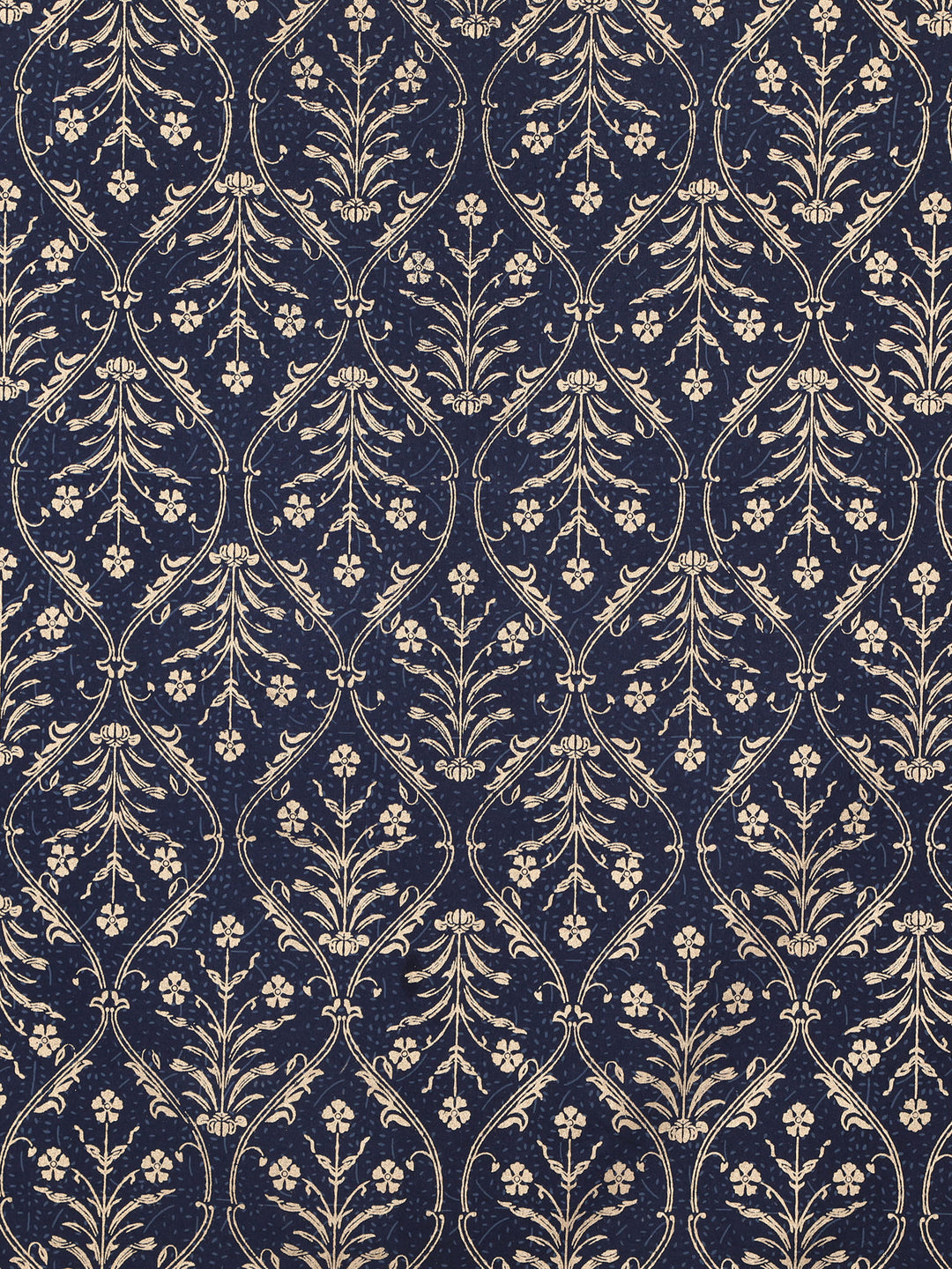 Gold Gulnaar 6 Seater Table Cover - Navy - 246