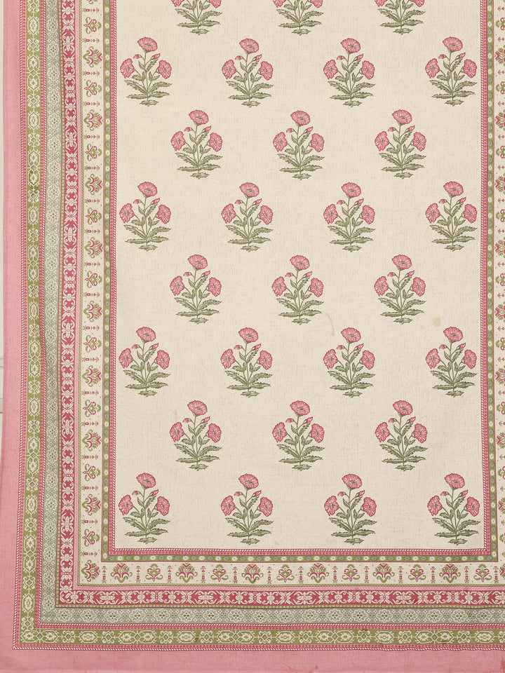 Pink Bloom 6 Seater Table Cover- 247
