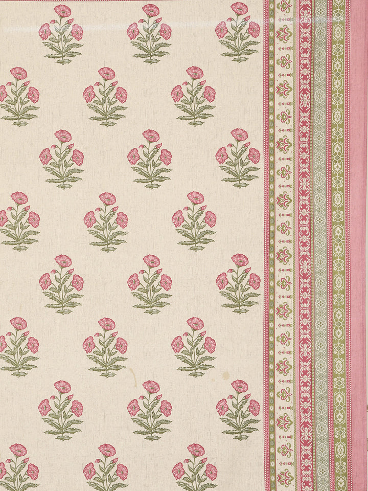 Pink Bloom 6 Seater Table Cover- 247