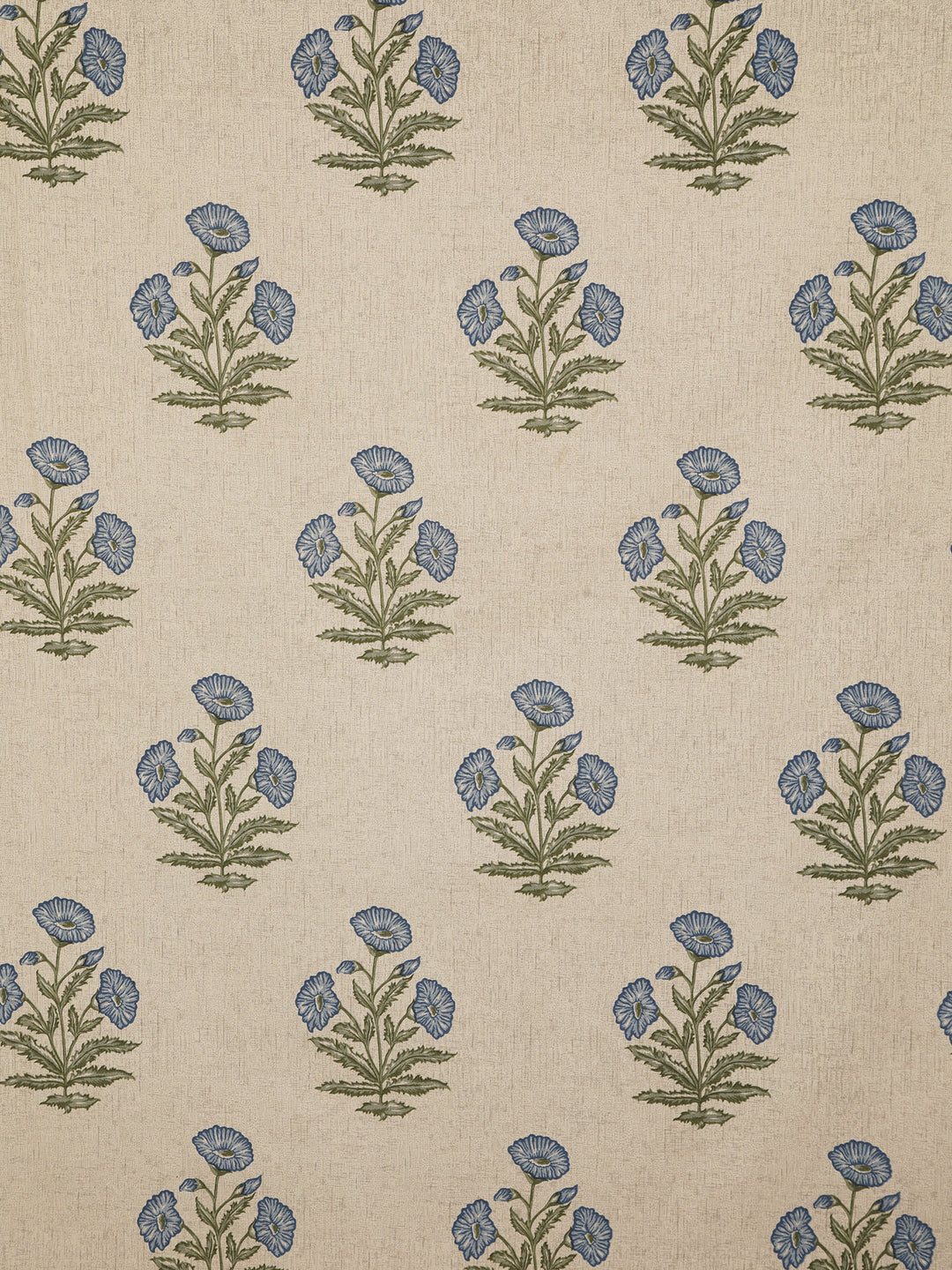 Blue Vintage Bloom 6 Seater Table Cover - 250