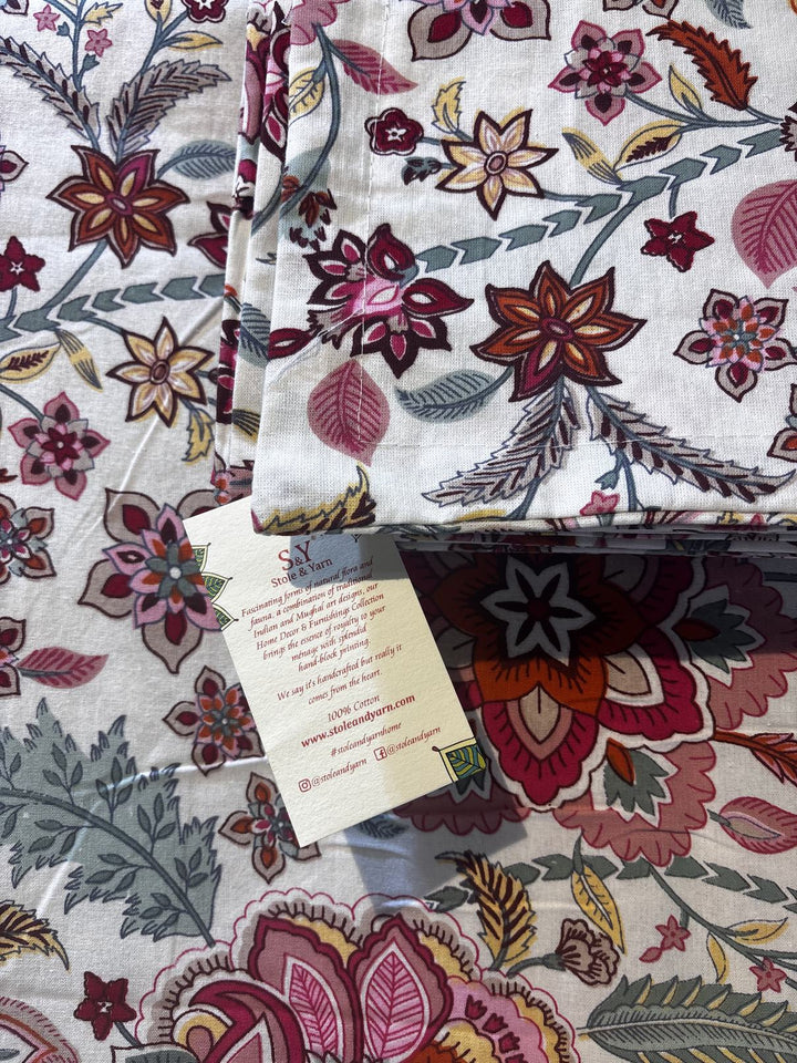 Gulnaar Royale King Size(108 x 108 Inches) Bedsheet (Multicolor)- 123