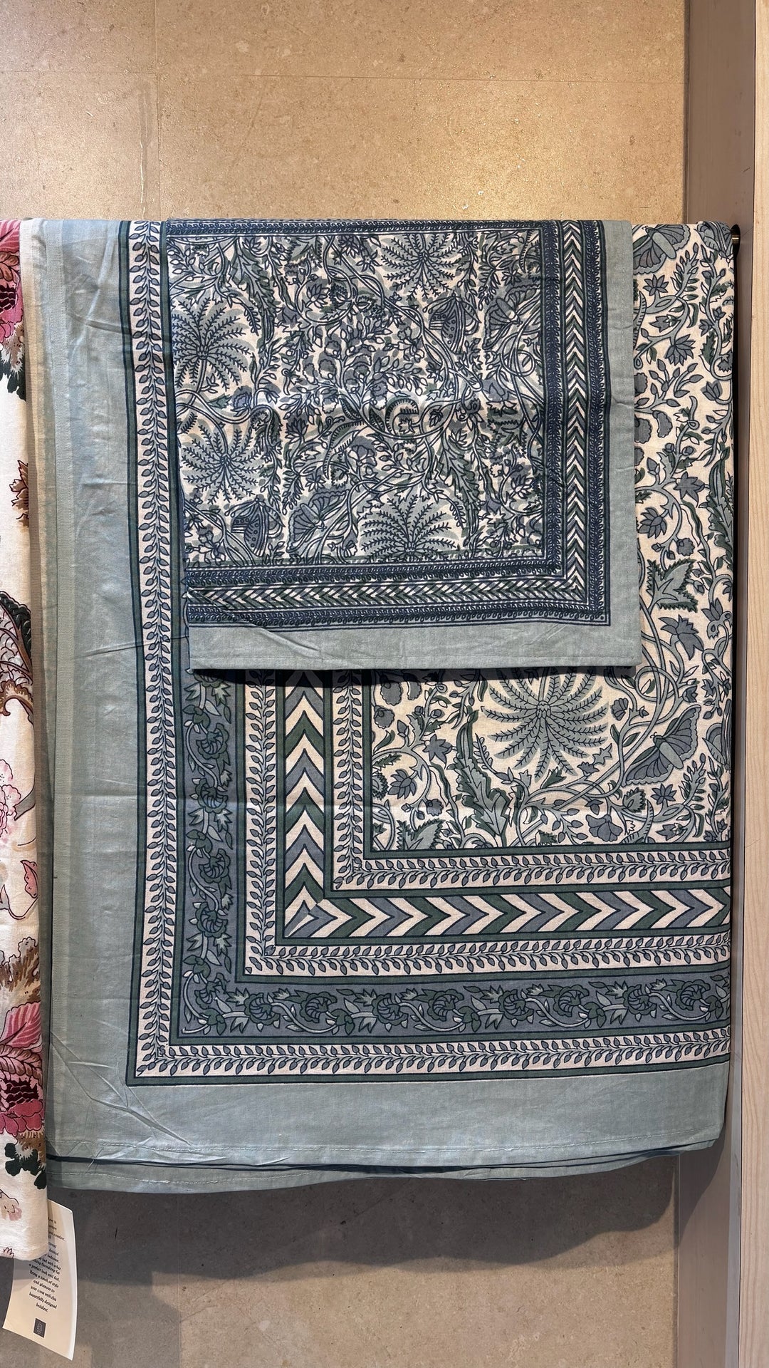 Gulnaar Royale King Size (108 x 108 Inches)Bedsheet (Blue)- 124