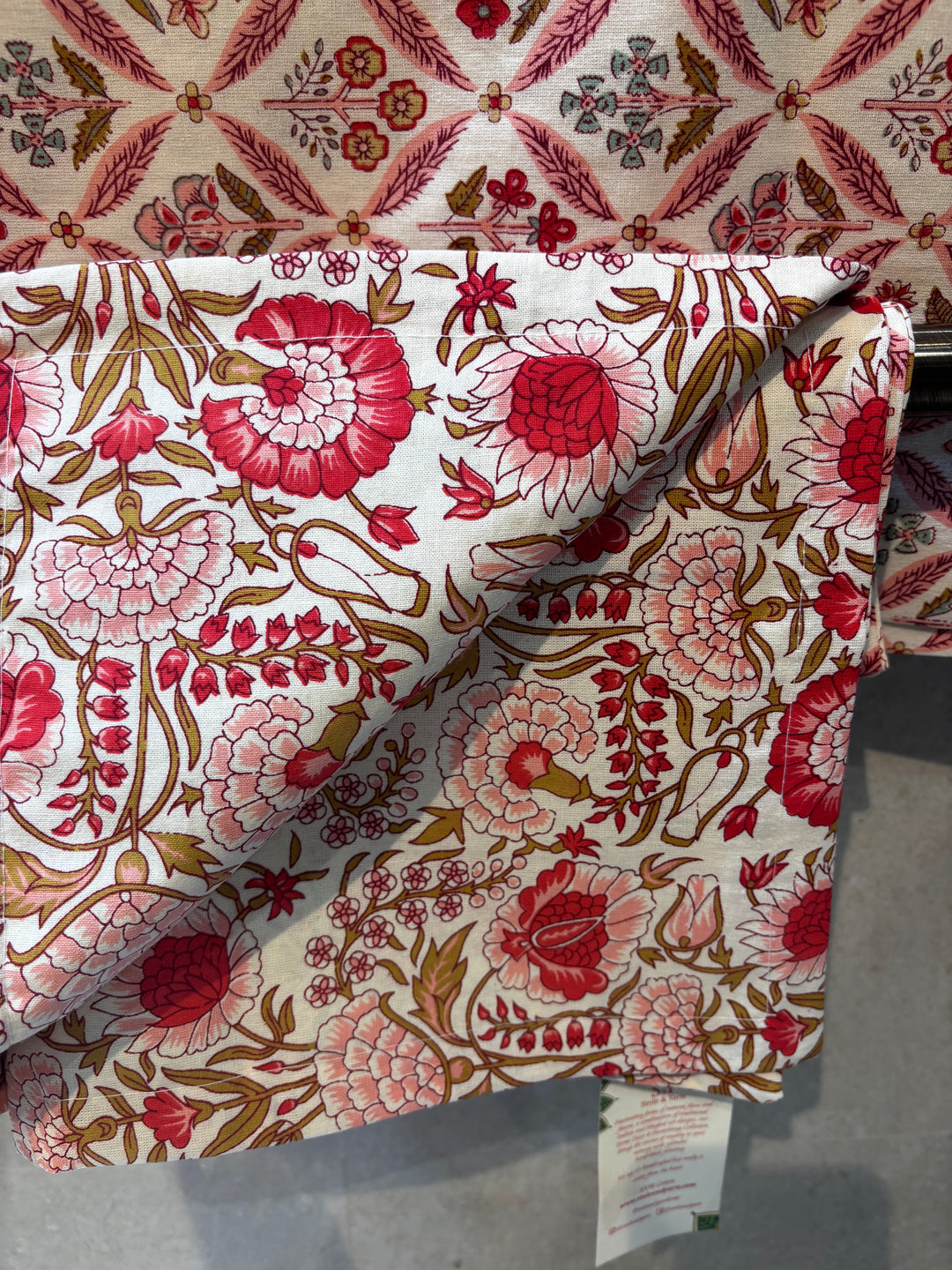 Gulnaar Edit King Size(108 x 108 Inches) Bedsheet (Red)- 126