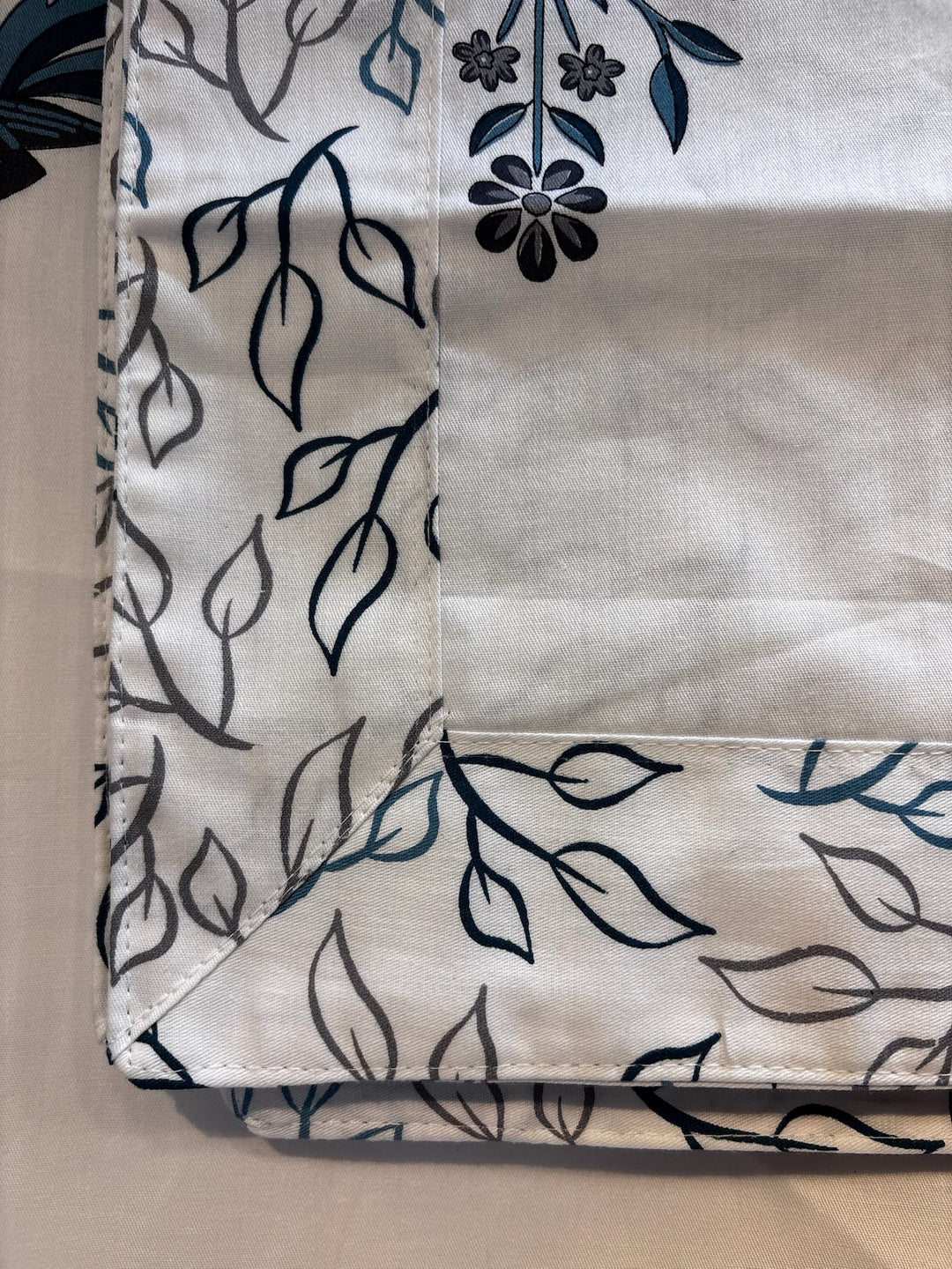 Gulnaar Edit King Size(108 x 108 Inches) Bedsheet (Teal Blue)- 139