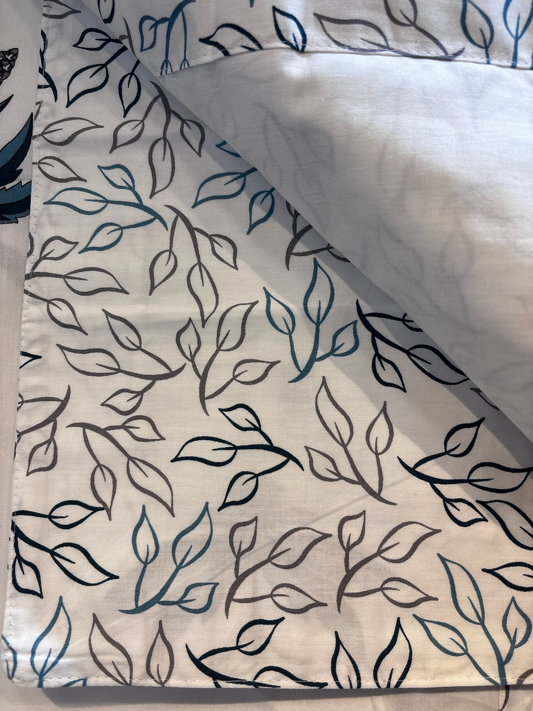 Gulnaar Edit King Size(108 x 108 Inches) Bedsheet (Teal Blue)- 139