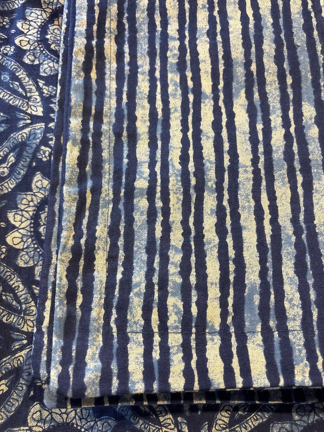 Gulnaar Royale Elite Queen Size (90 x 108 Inches) Bedsheet (Indigo)- 109