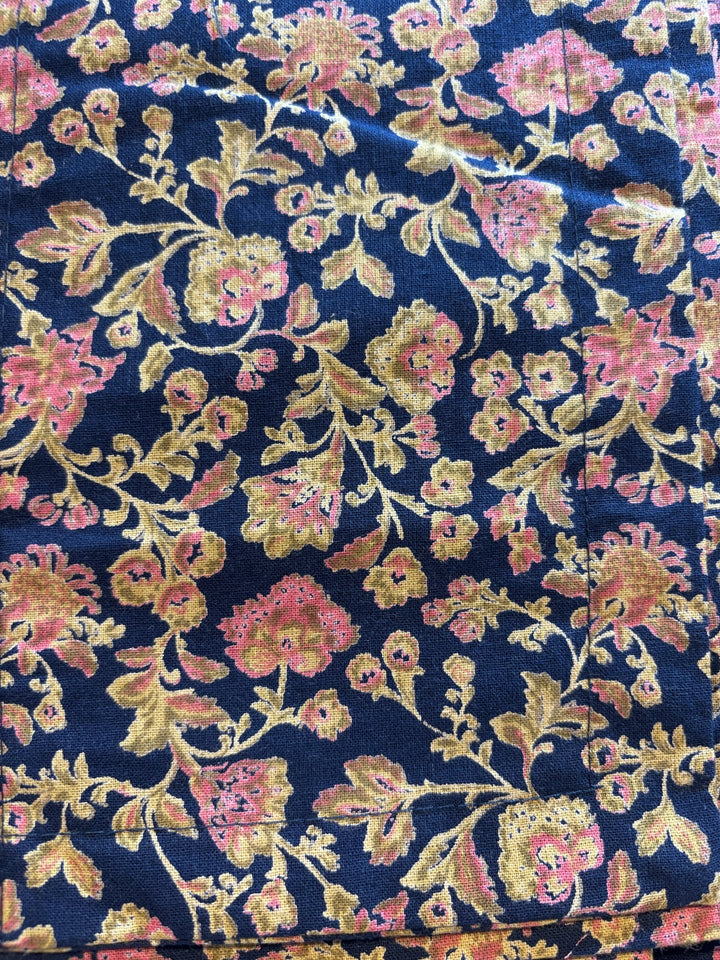 Gulnaar Royale Elite Queen Size (90 x 108 Inches)Bedsheet (Navy Blue)- 124