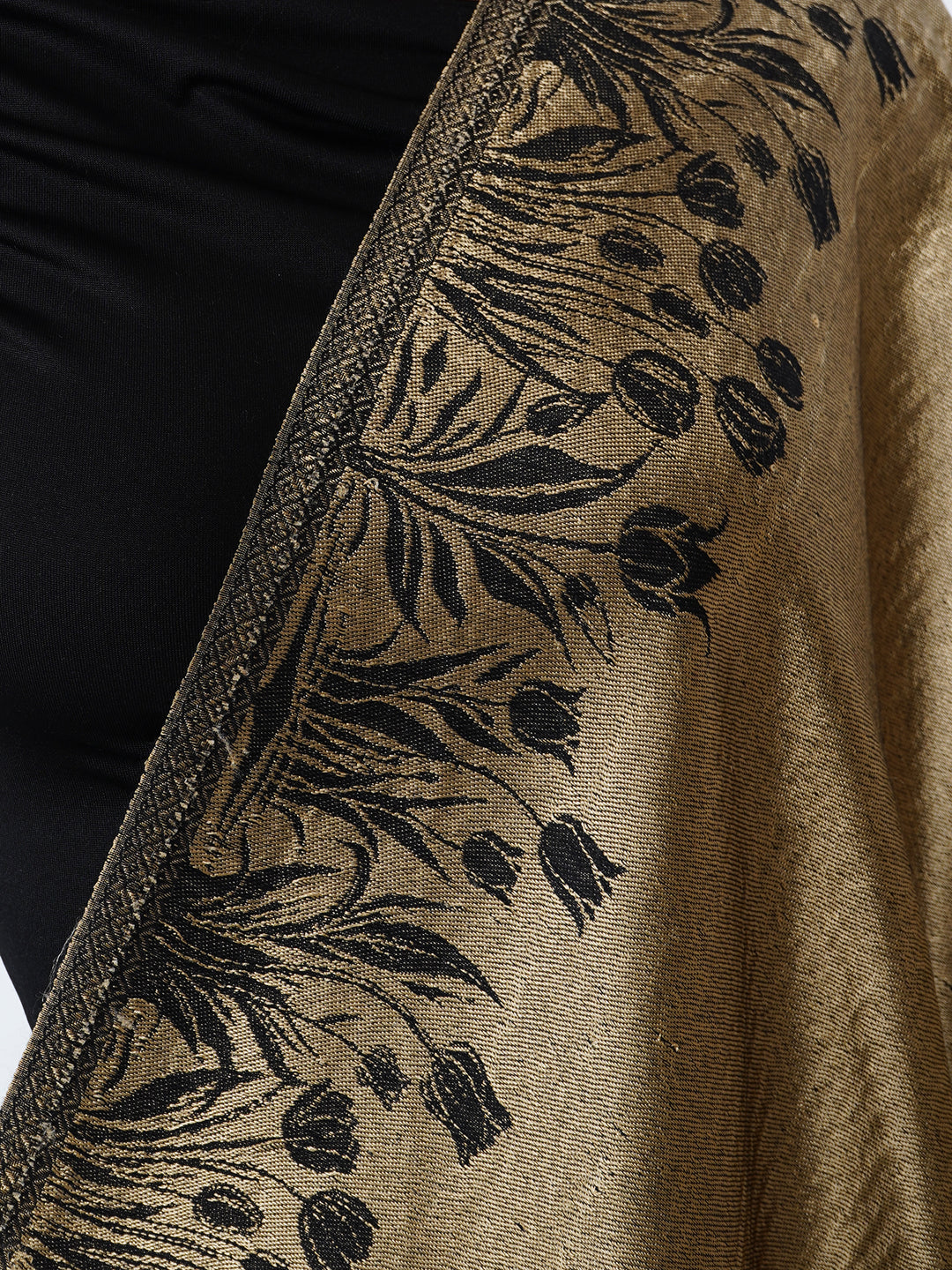 Zari Reversible 100% Fine Wool Shawl-162