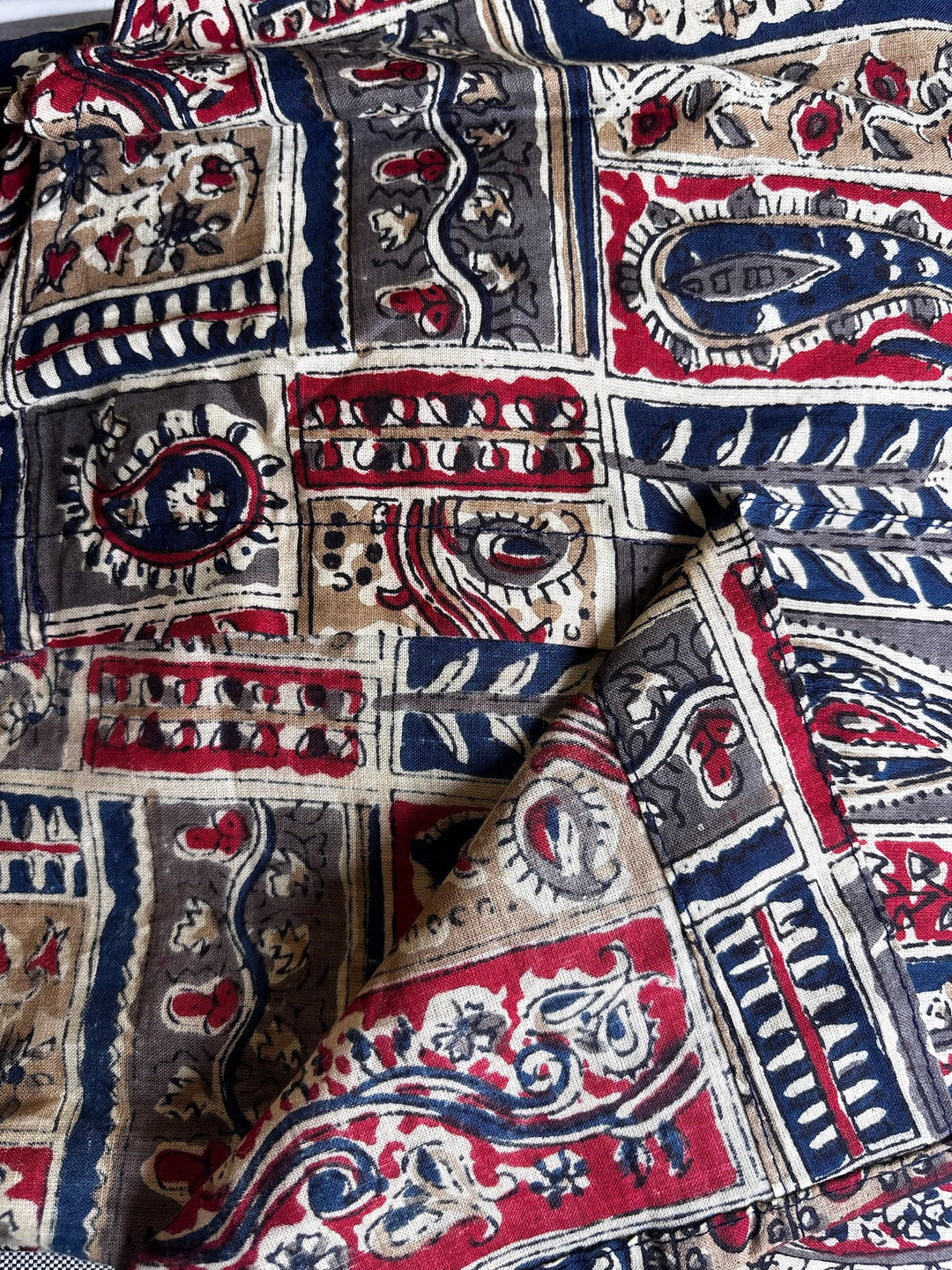 Multicolor Handblock Printed 100% Cotton Shirt For Men – Regular Fit - 110