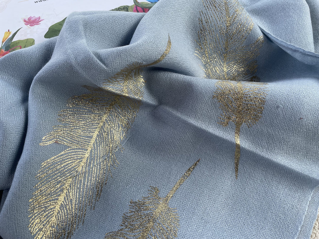 The Ice Blue & Champagne — His & Her Stole Gift Set- 03