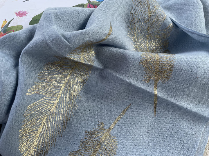 The Ice Blue & Champagne — His & Her Stole Gift Set- 03