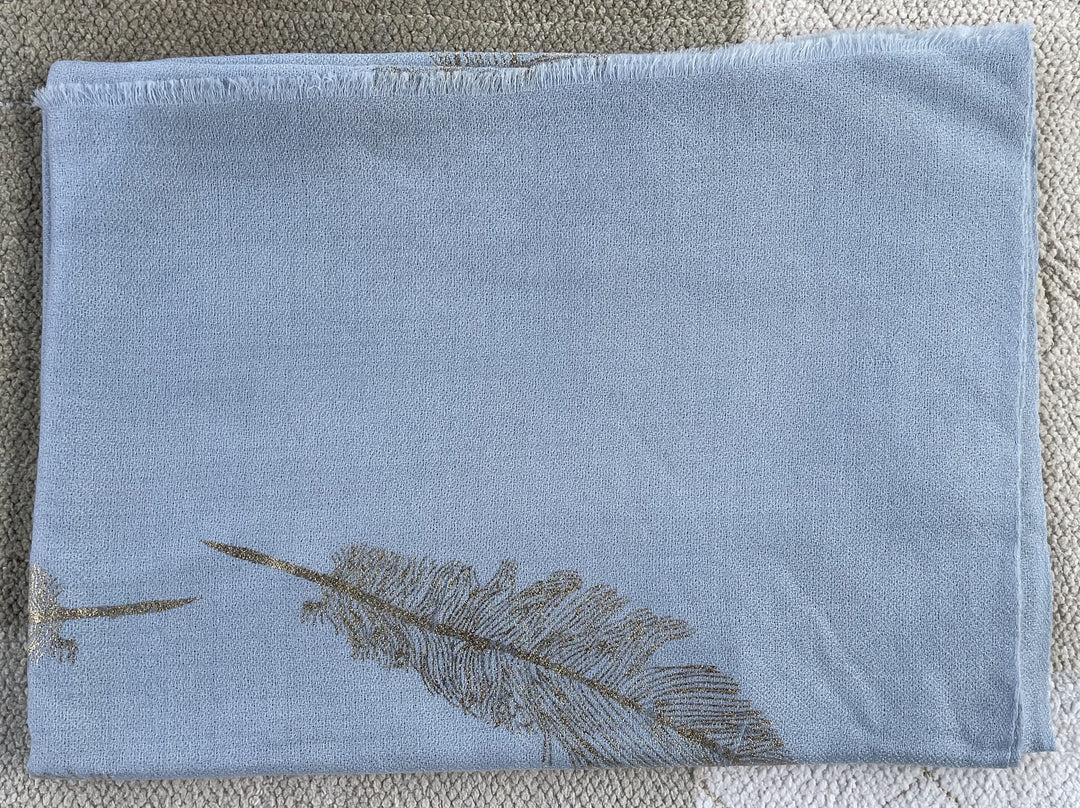 The Ice Blue & Champagne — His & Her Stole Gift Set- 03