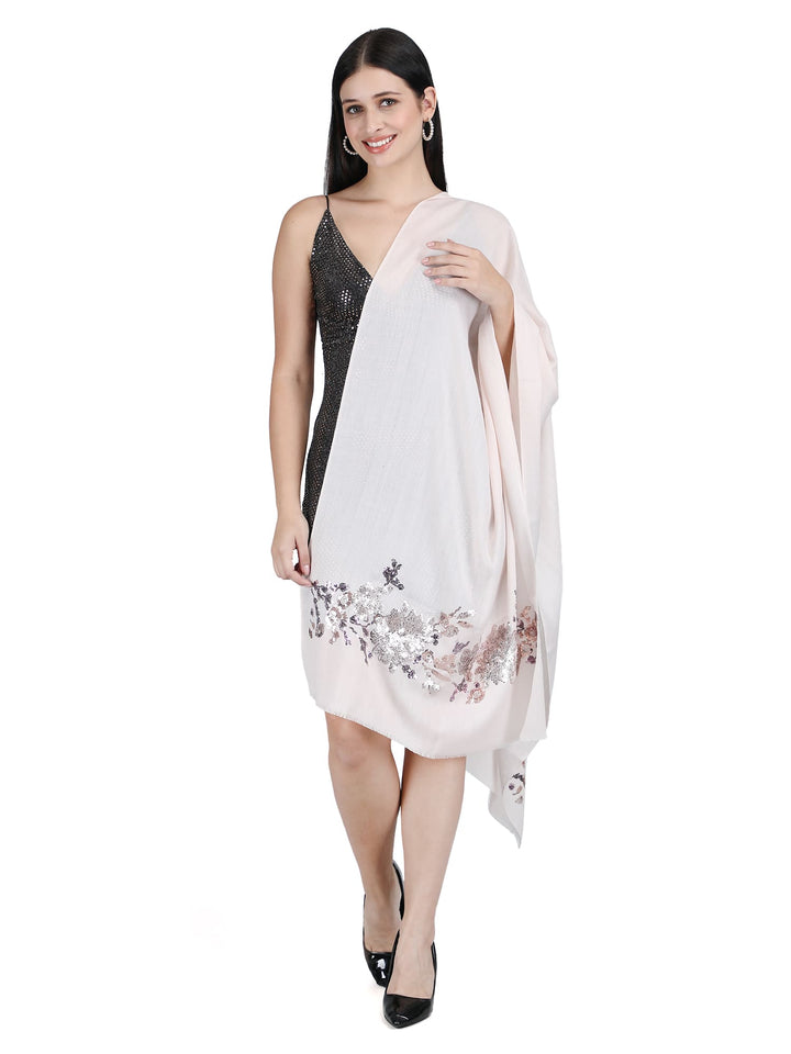 The Blush & Champagne Gold - His & Her Stole Gift Set- 11