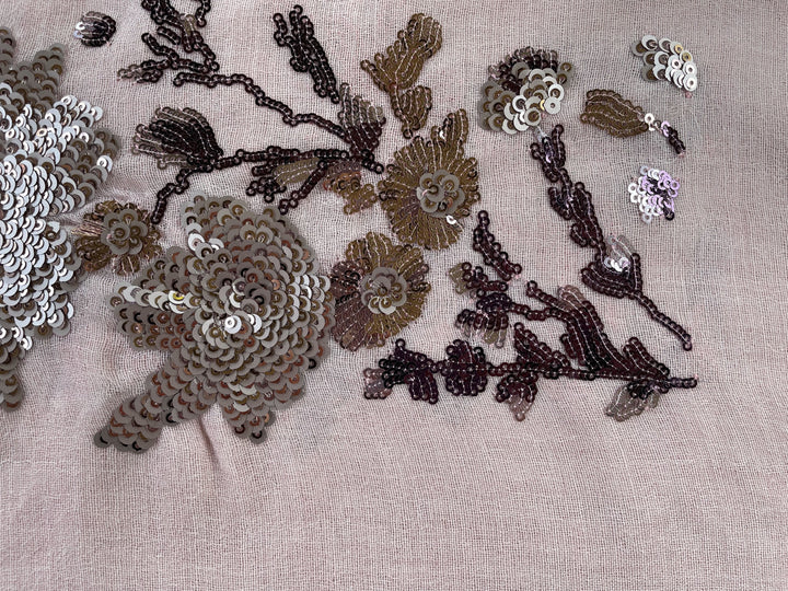 The Blush & Champagne Gold - His & Her Stole Gift Set- 11