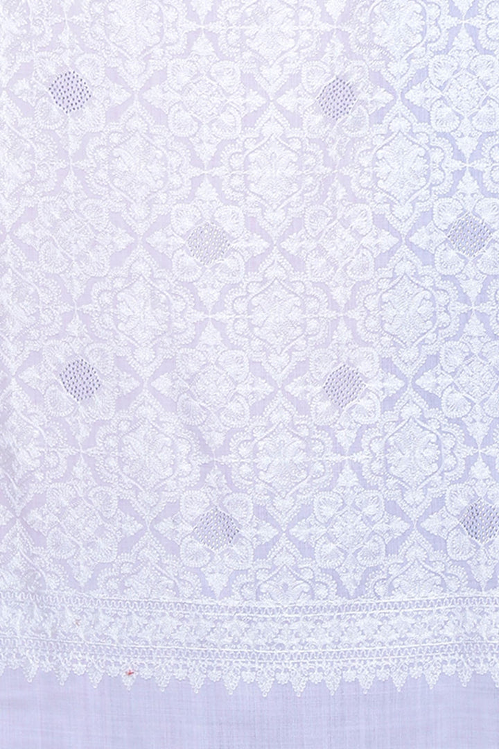 Baby Pink Aari 100% Fine Wool Stole -192