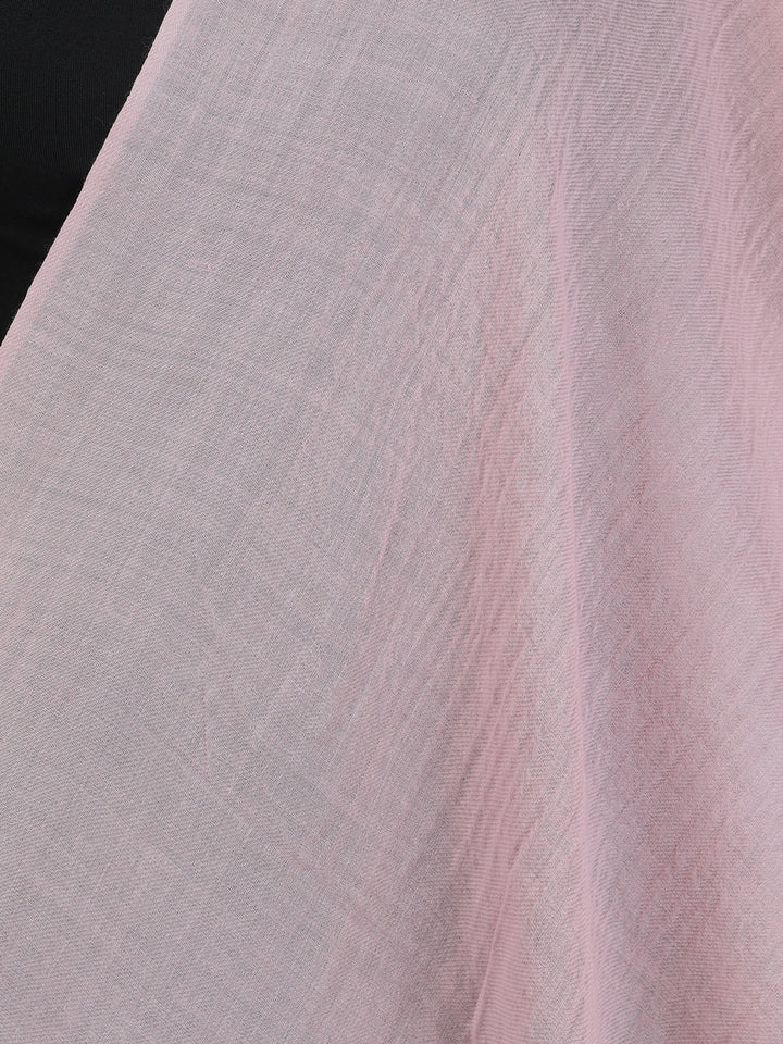 Blush Pink Ombre 100% Fine Wool Stole - 424