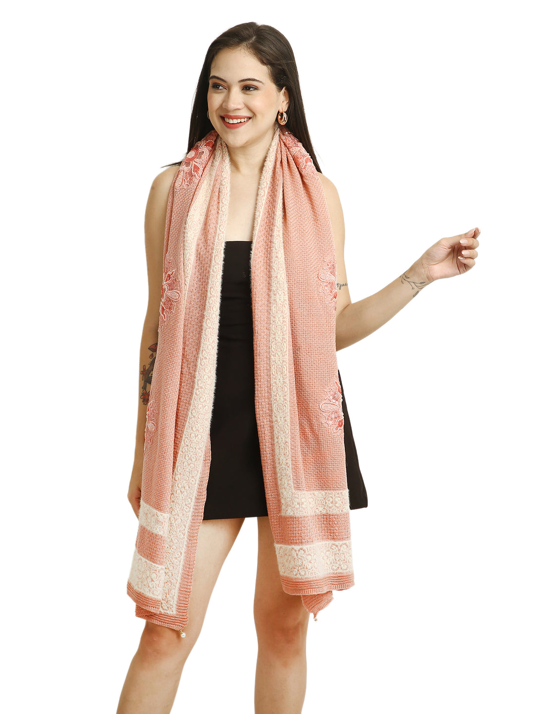 Embellished Gliteratti Stole - Acrylic - 485