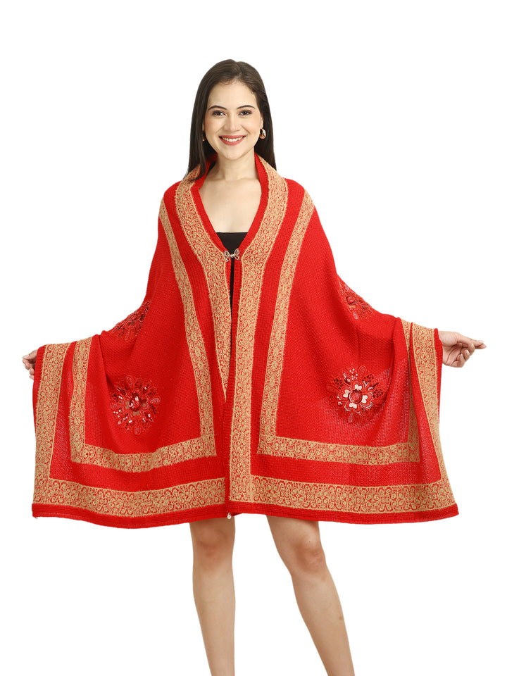 Embellished Gliteratti Stole - Acrylic - 486