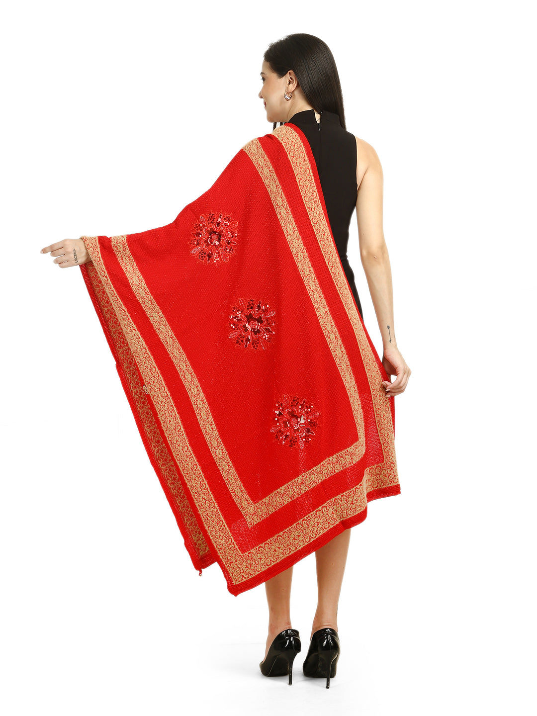 Embellished Gliteratti Stole - Acrylic - 486