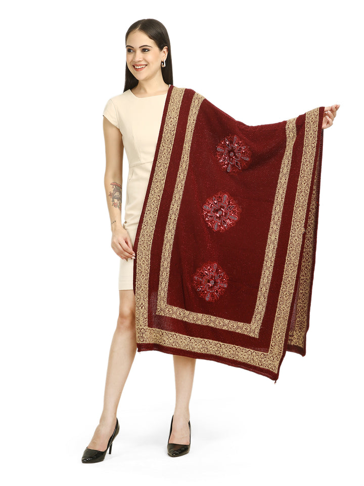 Embellished Gliteratti Stole - Acrylic - 487